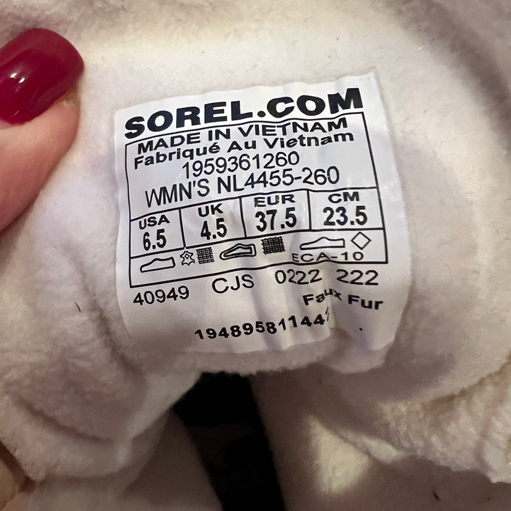 Sorel Tan Shearling Winter Boots - waterproof boot #23 - Picture 9 of 9